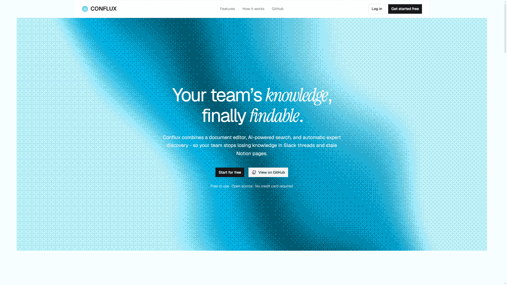 Conflux project screenshot